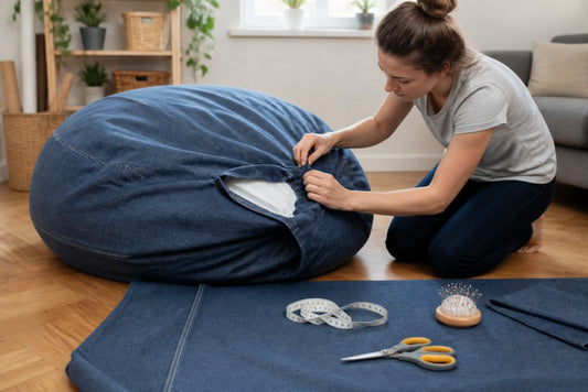 Fabriquer une housse de pouf soi-même