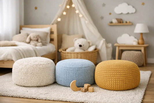 Pouf chambre enfant lavable - bien le choisir