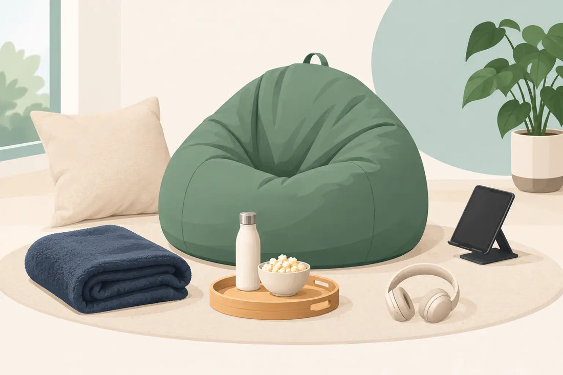 6 accessoires essentiels pour votre beanbag