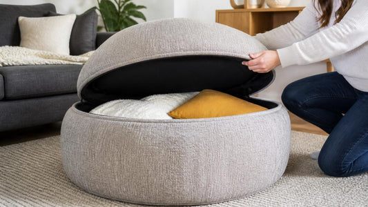 Meilleur pouf géant avec rangement intégré