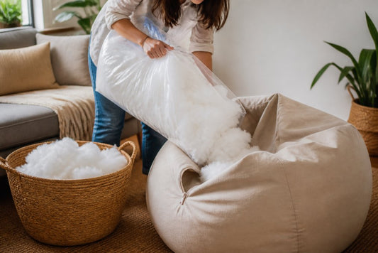Meilleur remplissage pour pouf durable
