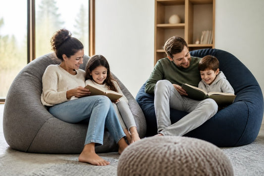 Meilleurs poufs ergonomiques pour la lecture en famille