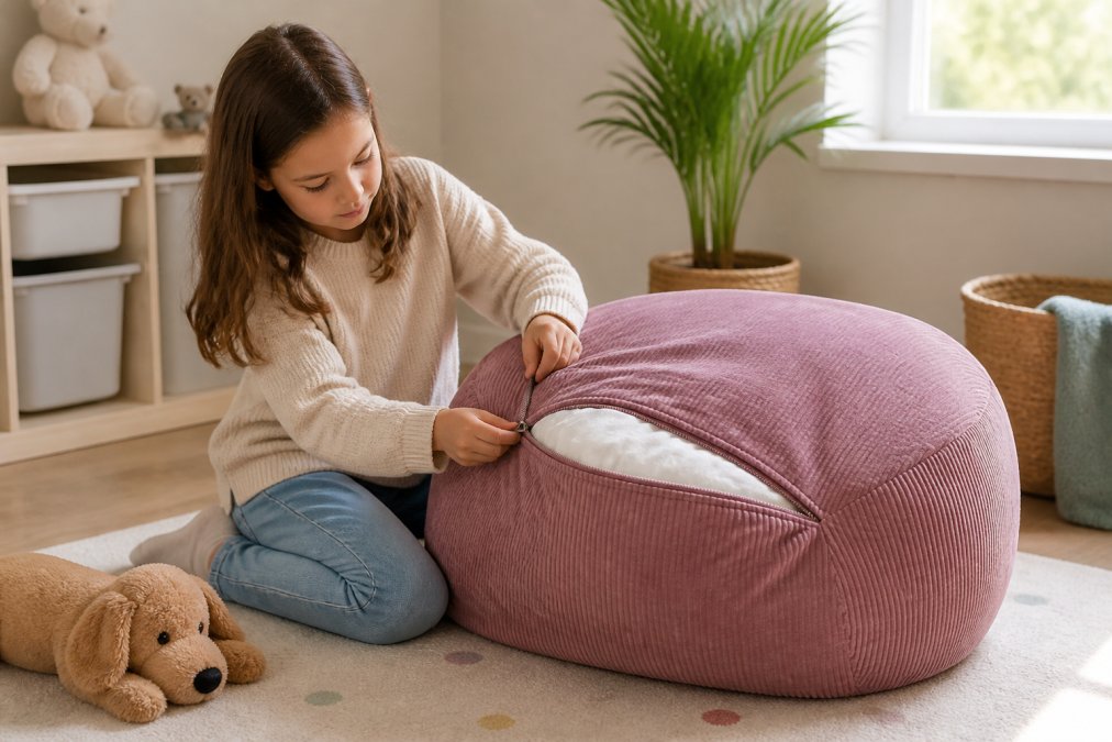 Où acheter pouf enfant déhoussable