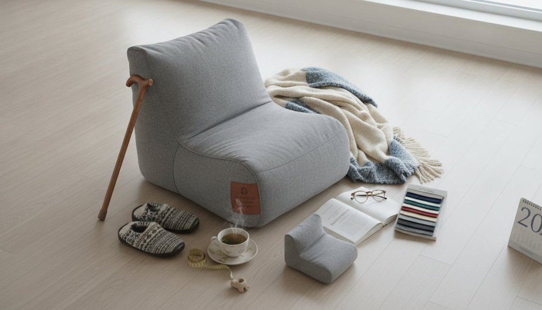 Pouf confortable pour personnes âgées : Guide complet 2026