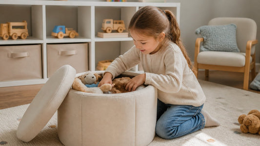 Pouf enfant rangement intégré : guide complet 2026