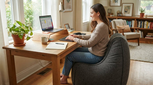 Pouf ergonomique pour bureau maison : guide complet 2026