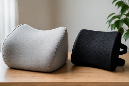 Pouf ergonomique vs coussin de soutien lombaire : le guide