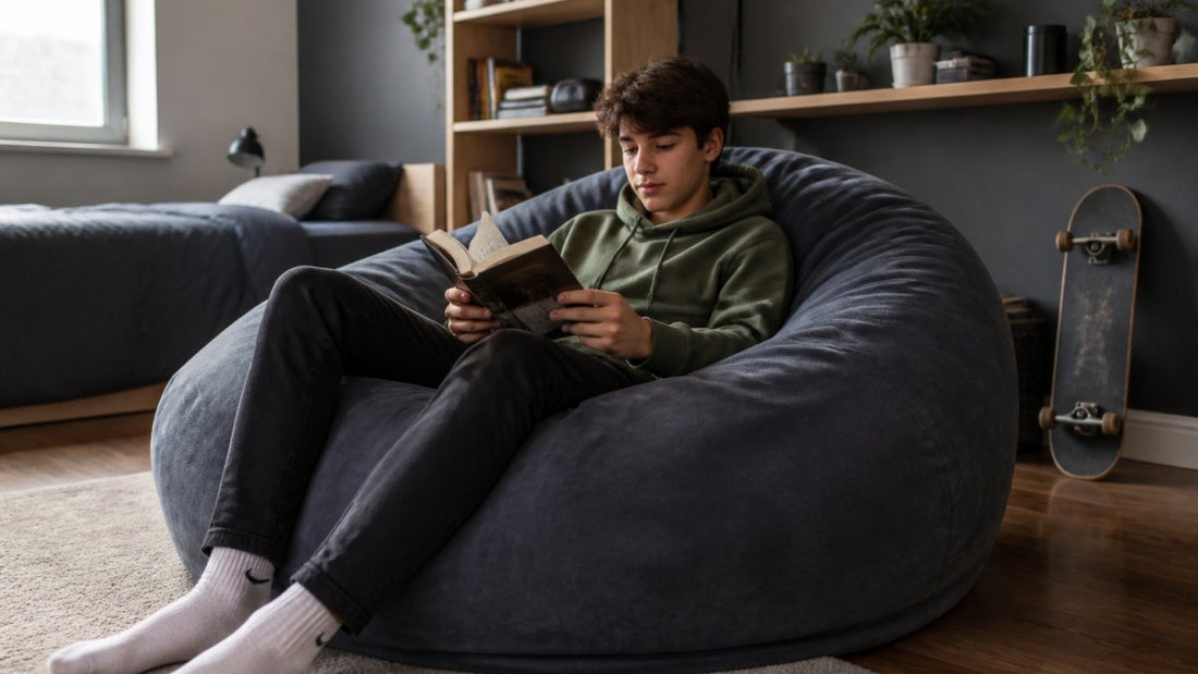 Pouf géant pour chambre d'adolescent moderne