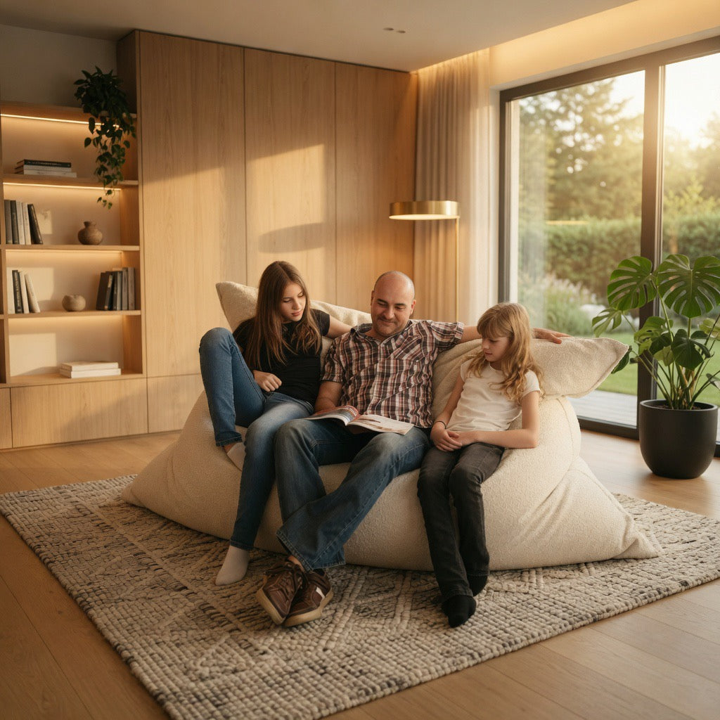 Bean bag, Pouf classique Pour Deux XXL Multipositions style CA222-Beanbag Montréal
