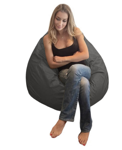 1 housse externe et 1 housse interne vide, REMPLISSAGE NON INCLUS* Beanbag Poire style CA101H XL-Beanbag Montréal