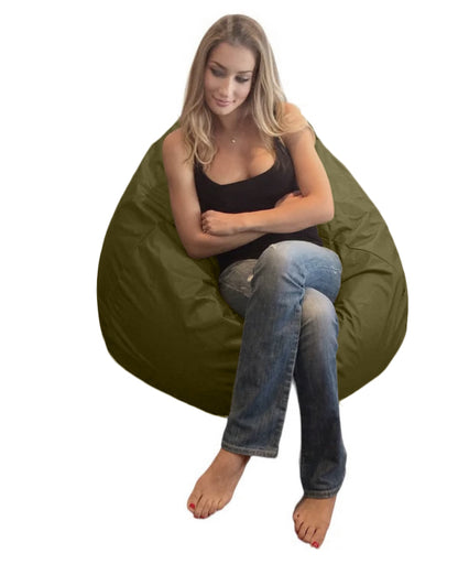 1 housse externe et 1 housse interne vide, REMPLISSAGE NON INCLUS* Beanbag Poire style CA101H XL-Beanbag Montréal
