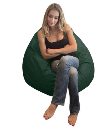 1 housse externe et 1 housse interne vide, REMPLISSAGE NON INCLUS* Beanbag Poire style CA101H XL-Beanbag Montréal