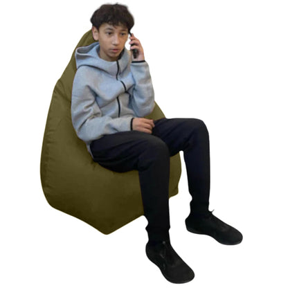 1 housse externe et 1 housse interne vide, REMPLISSAGE NON INCLUS* Beanbag Poire style CA105H Moyen-Beanbag Montréal