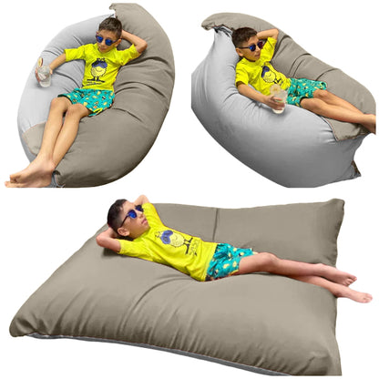 1 outer cover and 1 empty inner cover, FILLING NOT INCLUDED* Beanbag Pool XLarge Adult style CA186H-Beanbag Montreal