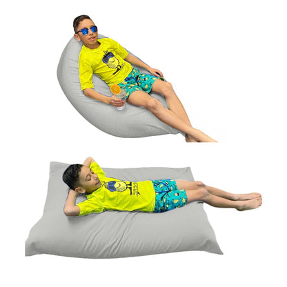 1 housse externe et 1 housse interne vide, REMPLISSAGE NON INCLUS* Beanbag Piscine Junior style CA189H-Beanbag Montréal