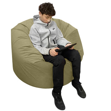 1 housse externe et 1 housse interne vide, REMPLISSAGE NON INCLUS* Pouf Géant style CA199H-Beanbag Montréal