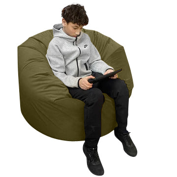 1 housse externe et 1 housse interne vide, REMPLISSAGE NON INCLUS* Pouf Géant style CA199H-Beanbag Montréal