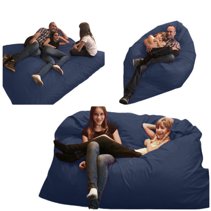 1 outer cover and 1 empty inner cover, FILLING NOT INCLUDED* XXL Multi-Position Beanbag for Two, style CA222H-Beanbag Montreal