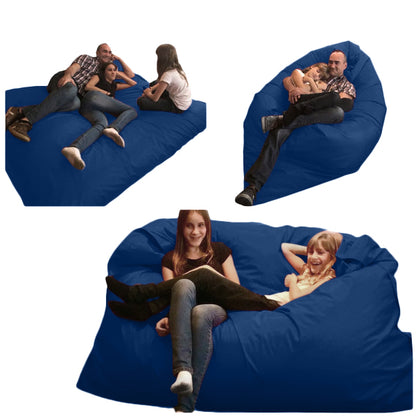 1 outer cover and 1 empty inner cover, FILLING NOT INCLUDED* XXL Multi-Position Beanbag for Two, style CA222H-Beanbag Montreal