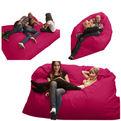 1 outer cover and 1 empty inner cover, FILLING NOT INCLUDED* XXL Multi-Position Beanbag for Two, style CA222H-Beanbag Montreal