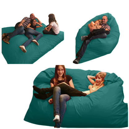 1 outer cover and 1 empty inner cover, FILLING NOT INCLUDED* XXL Multi-Position Beanbag for Two, style CA222H-Beanbag Montreal