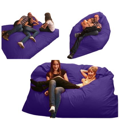 1 outer cover and 1 empty inner cover, FILLING NOT INCLUDED* XXL Multi-Position Beanbag for Two, style CA222H-Beanbag Montreal