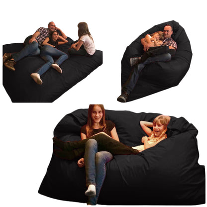 1 outer cover and 1 empty inner cover, FILLING NOT INCLUDED* XXL Multi-Position Beanbag for Two, style CA222H-Beanbag Montreal