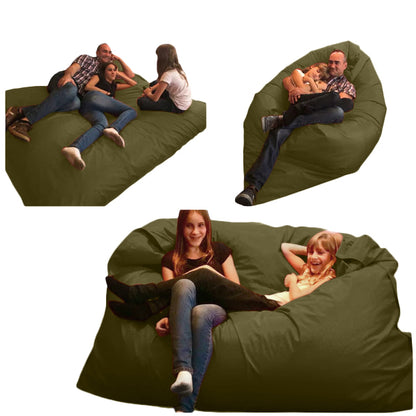 1 outer cover and 1 empty inner cover, FILLING NOT INCLUDED* XXL Multi-Position Beanbag for Two, style CA222H-Beanbag Montreal