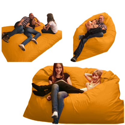 1 outer cover and 1 empty inner cover, FILLING NOT INCLUDED* XXL Multi-Position Beanbag for Two, style CA222H-Beanbag Montreal