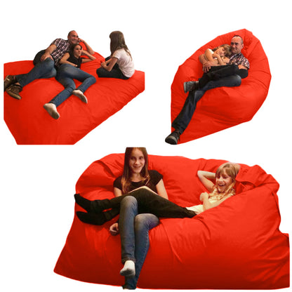 1 outer cover and 1 empty inner cover, FILLING NOT INCLUDED* XXL Multi-Position Beanbag for Two, style CA222H-Beanbag Montreal