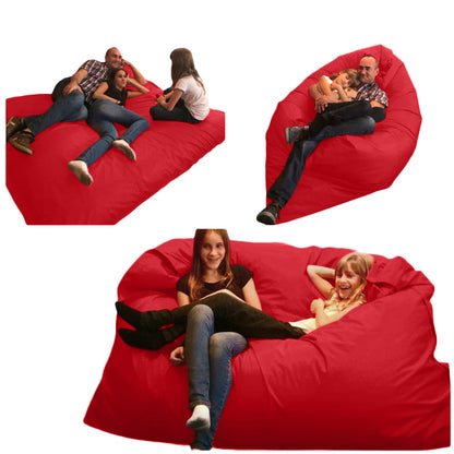 1 outer cover and 1 empty inner cover, FILLING NOT INCLUDED* XXL Multi-Position Beanbag for Two, style CA222H-Beanbag Montreal