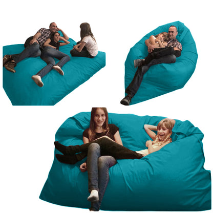 1 outer cover and 1 empty inner cover, FILLING NOT INCLUDED* XXL Multi-Position Beanbag for Two, style CA222H-Beanbag Montreal