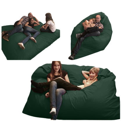 1 outer cover and 1 empty inner cover, FILLING NOT INCLUDED* XXL Multi-Position Beanbag for Two, style CA222H-Beanbag Montreal