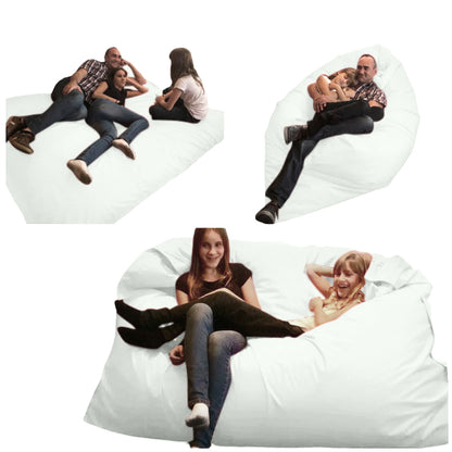 1 outer cover and 1 empty inner cover, FILLING NOT INCLUDED* XXL Multi-Position Beanbag for Two, style CA222H-Beanbag Montreal
