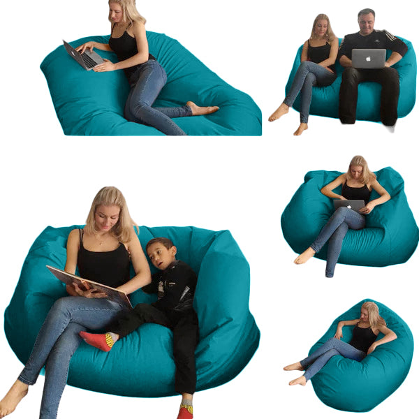 Beanbag for two Oval, XXL Multi-position style CA226
