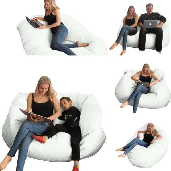 Beanbag for two Oval, XXL Multi-position style CA226