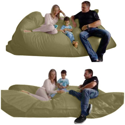 Bean bag, Pouf classique pour trois XXXL Multipositions style CA333-Beanbag Montréal