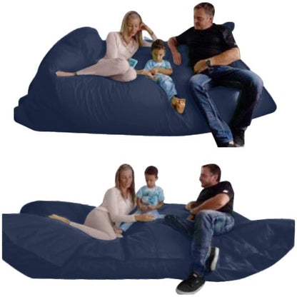 Bean bag, Pouf classique pour trois XXXL Multipositions style CA333-Beanbag Montréal
