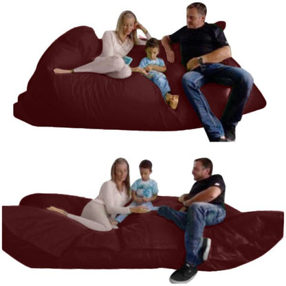 Bean bag, Pouf classique pour trois XXXL Multipositions style CA333-Beanbag Montréal
