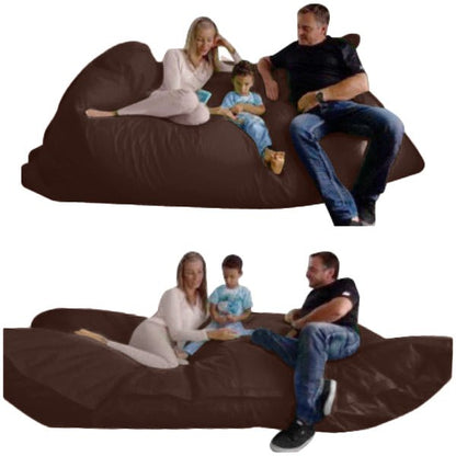 Bean bag, Pouf classique pour trois XXXL Multipositions style CA333-Beanbag Montréal