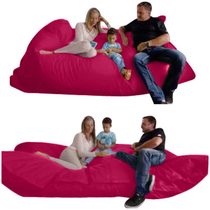 Bean bag, Pouf classique pour trois XXXL Multipositions style CA333-Beanbag Montréal