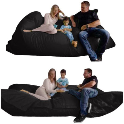 Bean bag, Pouf classique pour trois XXXL Multipositions style CA333-Beanbag Montréal