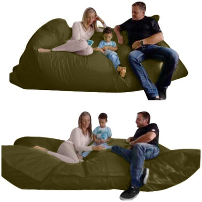 Bean bag, Pouf classique pour trois XXXL Multipositions style CA333-Beanbag Montréal