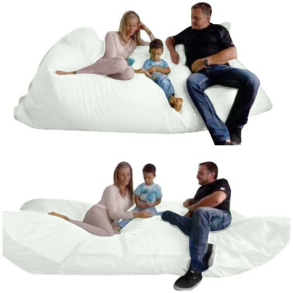 Bean bag, Pouf classique pour trois XXXL Multipositions style CA333-Beanbag Montréal