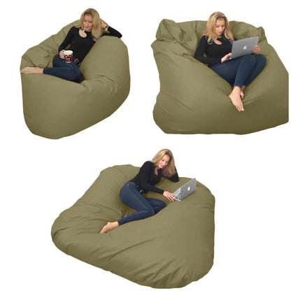 Bean bag, Classic pouf for two, Oval, XXXL, Multi-position style CA336-Beanbag Montreal