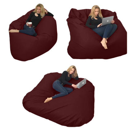 Bean bag, Classic pouf for two, Oval, XXXL, Multi-position style CA336-Beanbag Montreal