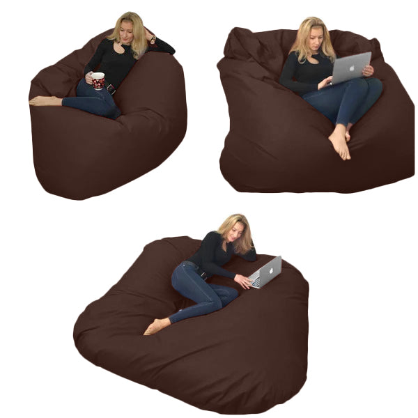 Beanbag pour deux Ovale, XXL Multipositions style CA336