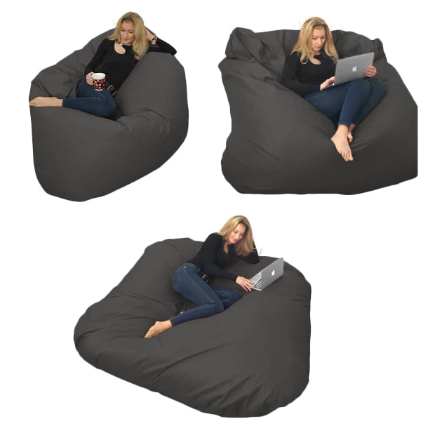 Beanbag pour deux Ovale, XXL Multipositions style CA336
