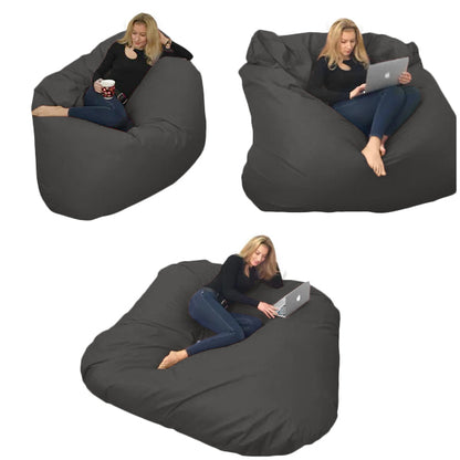Bean bag, Classic pouf for two, Oval, XXXL, Multi-position style CA336-Beanbag Montreal