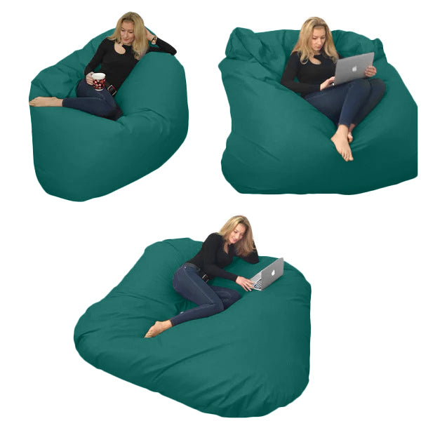 Beanbag pour deux Ovale, XXL Multipositions style CA336